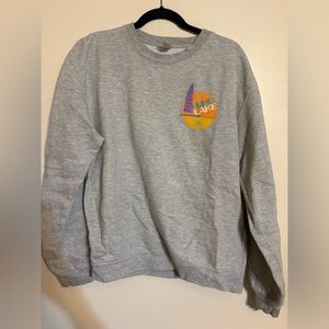 Hume Lake Gray Crewneck Sweatshirt